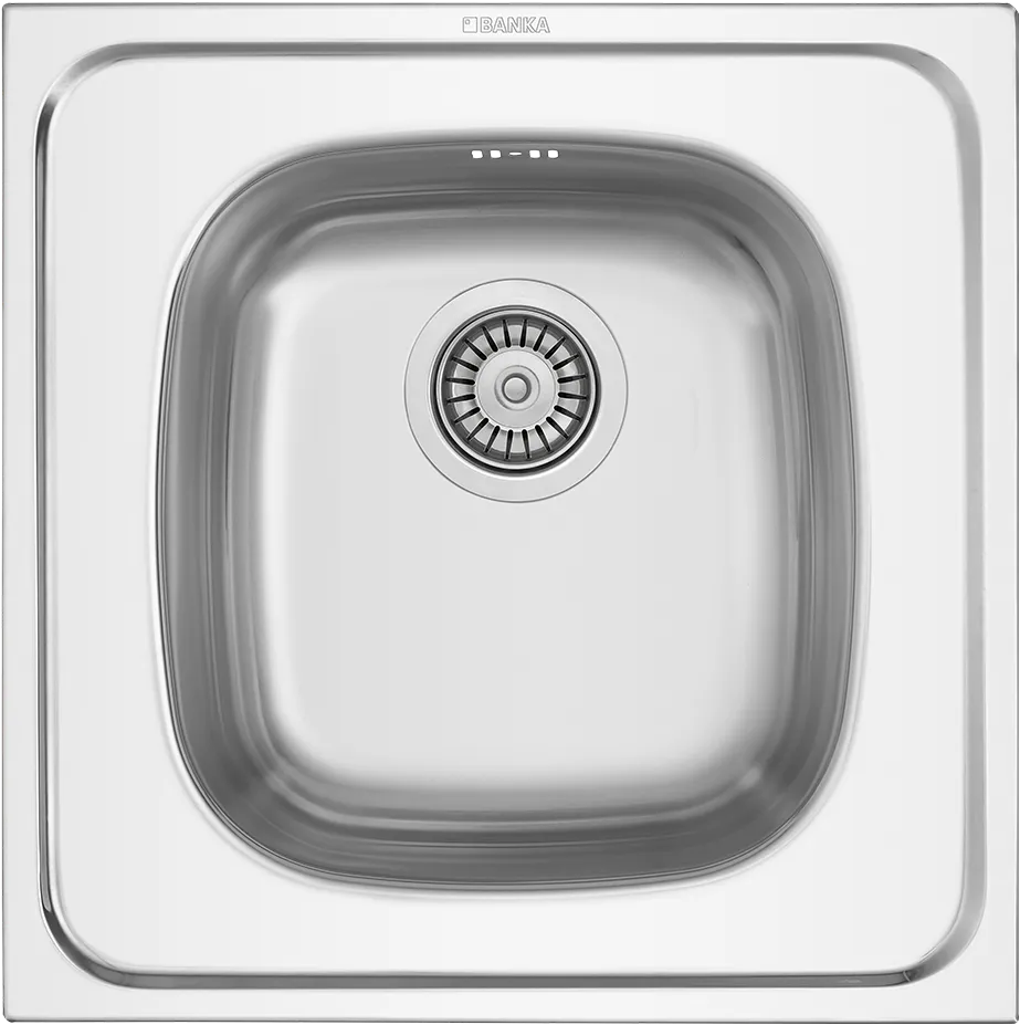 Cuve inox a encastrer " M 4000 " 50x50 - Avec vidage