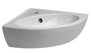 Lave-mains angle " Kheops 2 " 47x35 - sans trop plein
