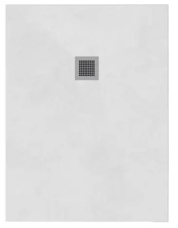 Receveur a poser ou encastrer solidstone " Helsinki " 120x80 - blanc